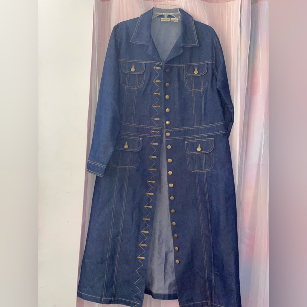 Denim ‘NEWPORT NEWS’ Easy Style Duster size XL